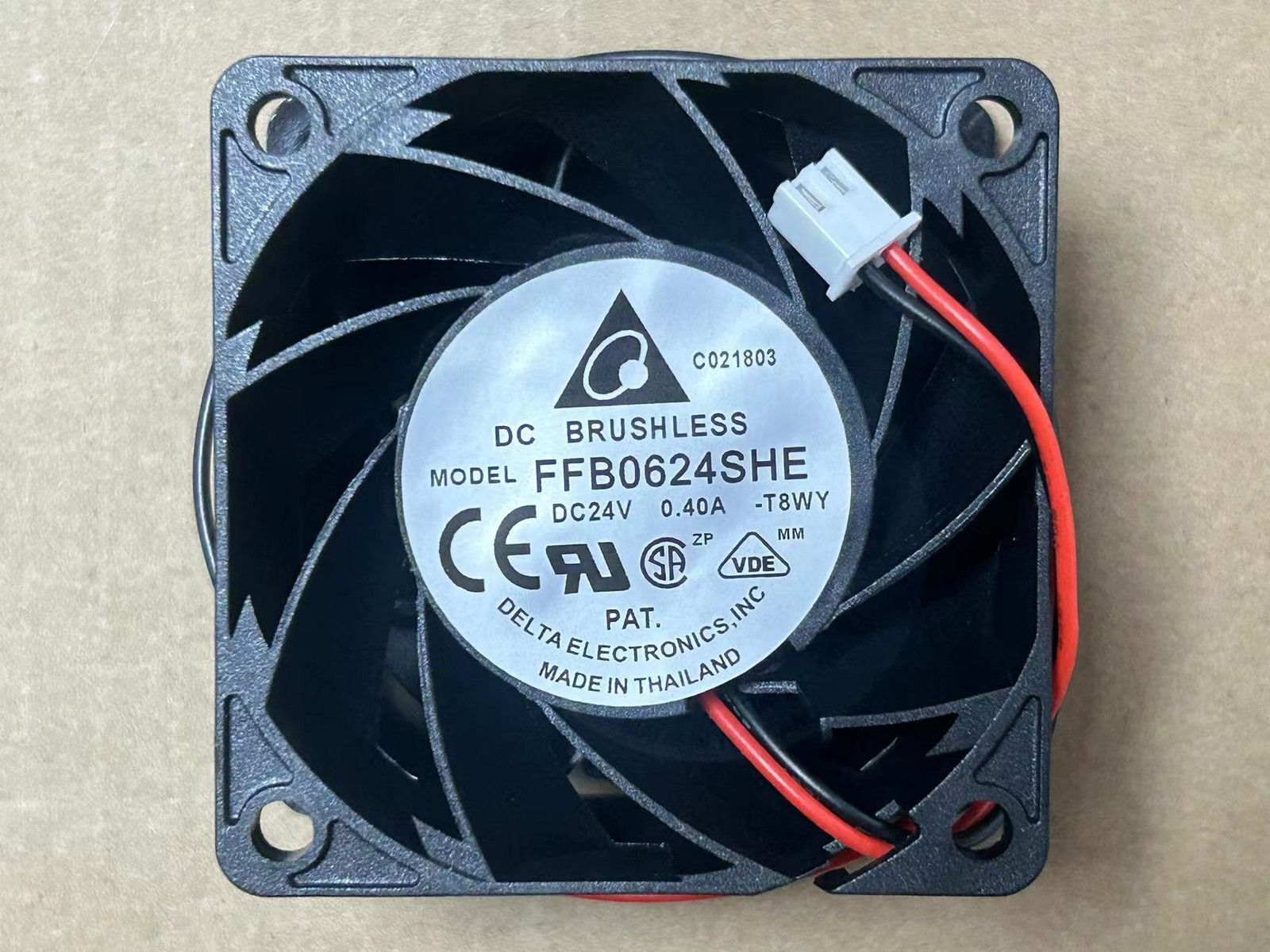 1pcs 6038 24V 0.40A 6CM Inverter Fan 2-wire FFB0624SHE