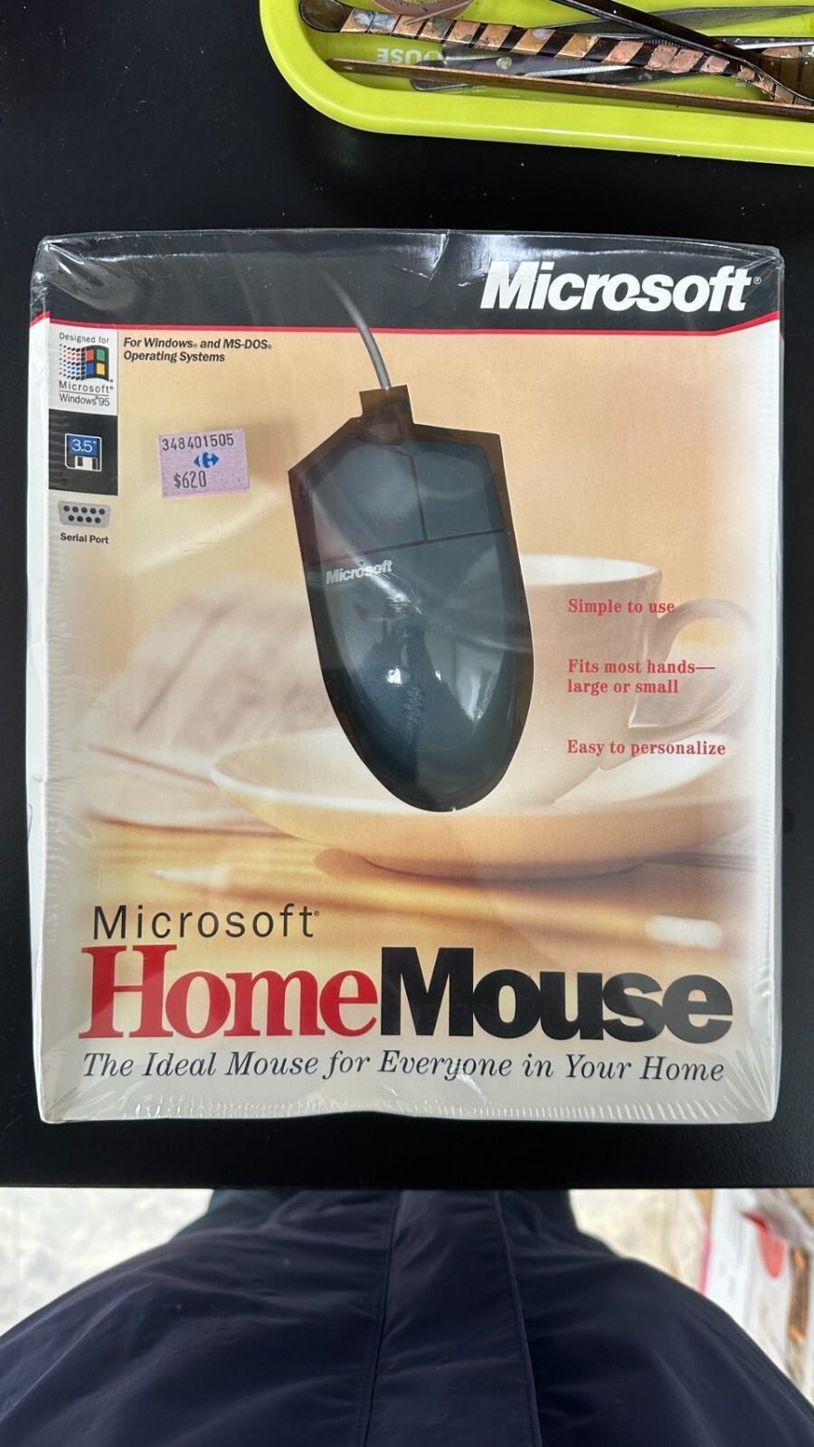 Vintage 1997 Microsoft Home 9-Pin Mouse Unopen Brand New Rare Collection