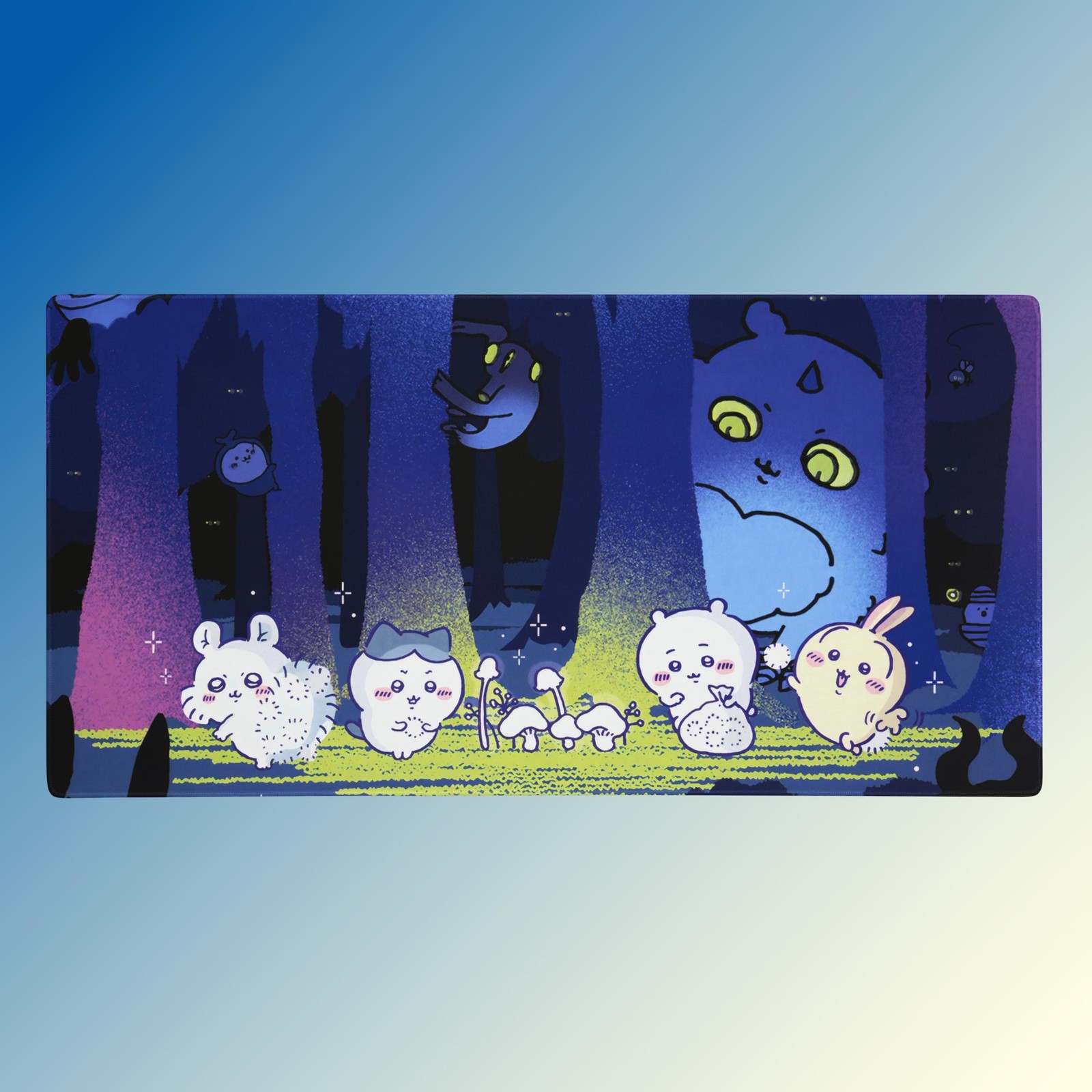 Chiikawa XL Desk Mat 36" x 18" Mouse Pad Momonga Hachiware Usagi Anoko Chiikabu