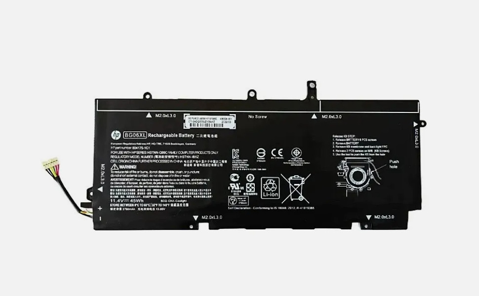 Genuine OEM BG06XL Battery for HP EliteBook Folio 1040 G3 804175-1C1 HSTNN-IB6Z