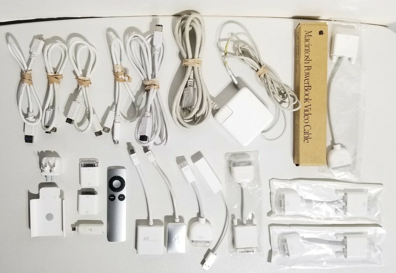 Apple Cable / Wire / Connector / Remote / Accessory Lot