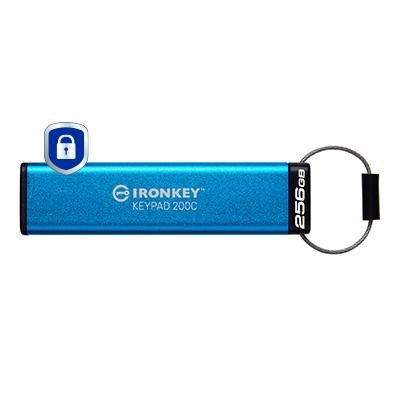 Kingston Technology IronKey 256GB USB-C Keypad 200C, FIPS 140-3 Lvl 3