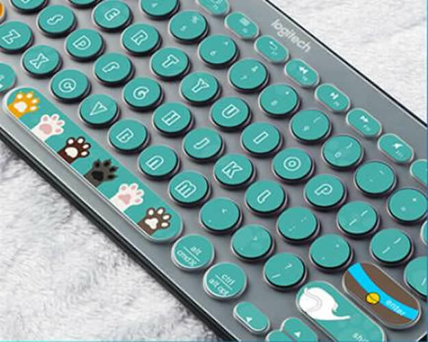 CIEATIVE Color Silicone keyboard Skin Protector For Logitech K380