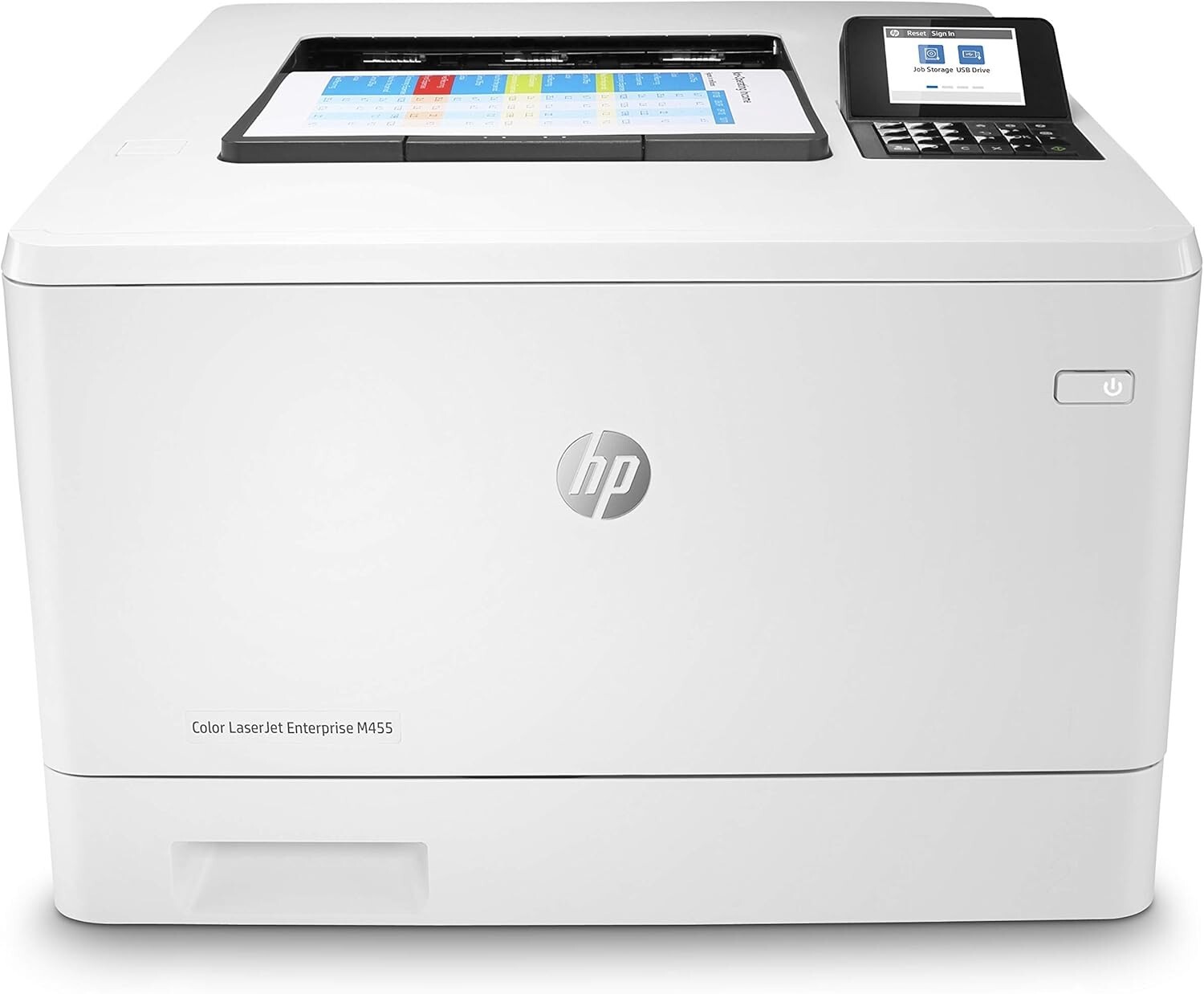 HP Laserjet Enterprise M455dn Desktop Laser Printer - Color 12" x 16.3" x 18.6"