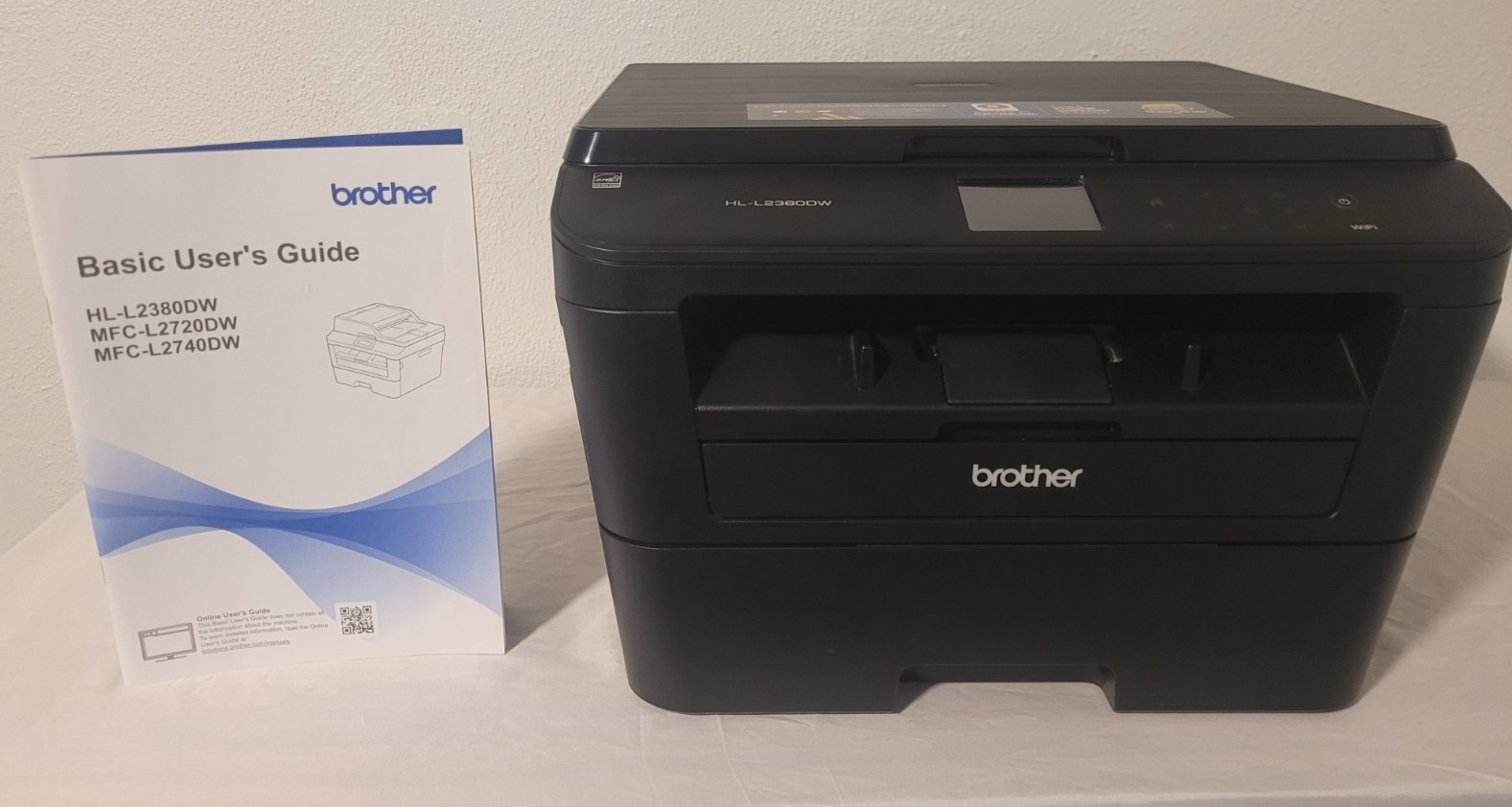 Brother HL-L2395DW Printer, Scanner, Wireless Low 2591 Page Count with Manual
