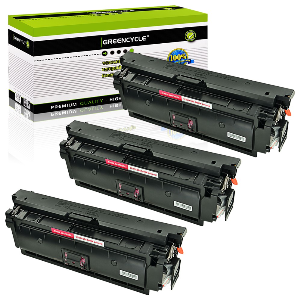 3PK CRG-040H Magenta Toner Compatible with Canon Satera LBP712Ci LBP710CX/712CX