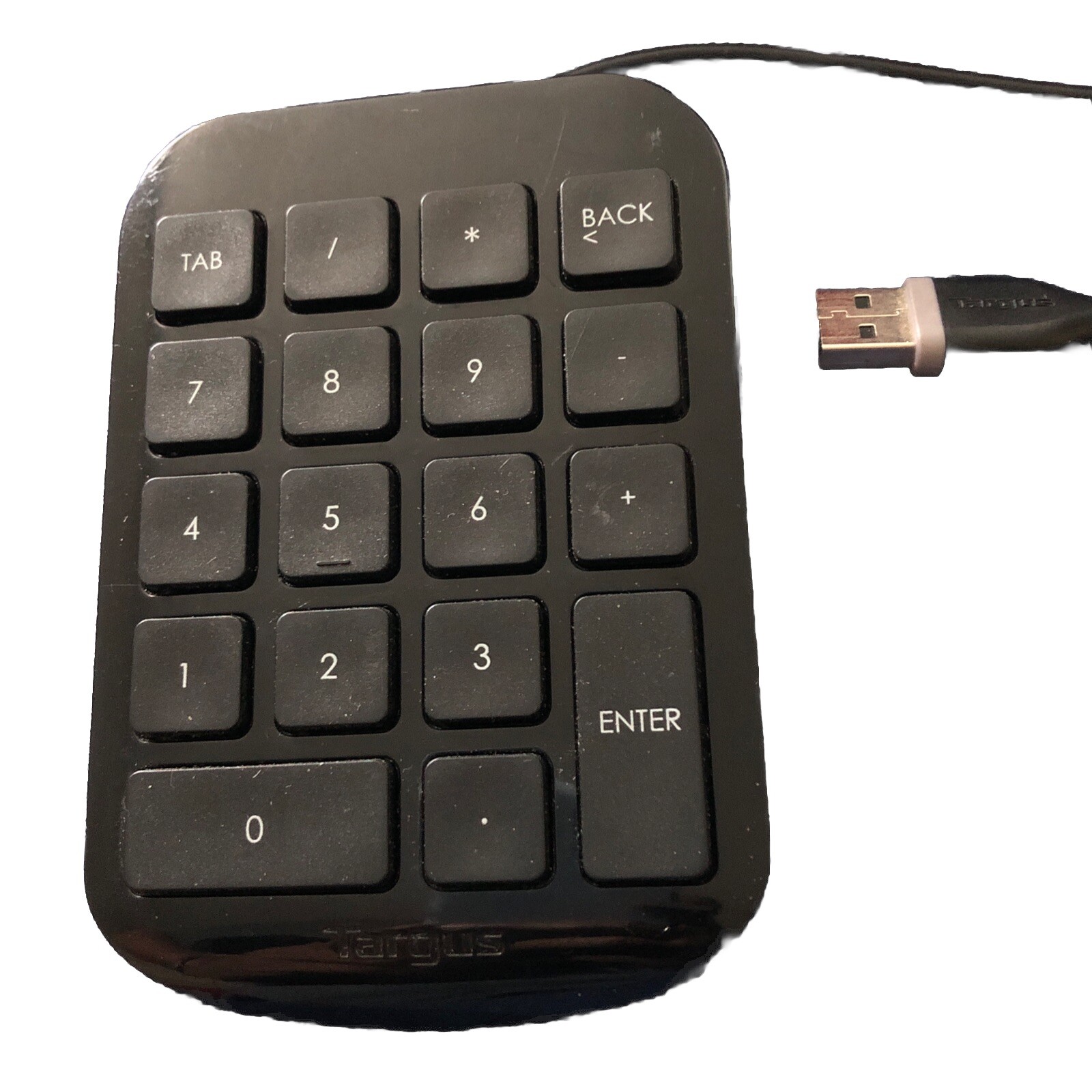 Targus Numeric Keyboard Model #AKP10US Portable Numbers Keypad USB for PC & Macs