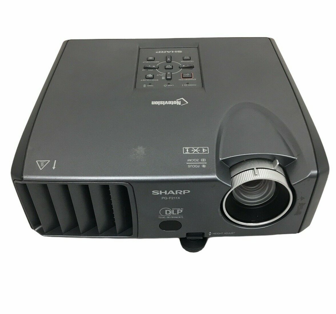 Sharp NoteVision PG-F211X DLP Projector | 422 Lamp Hrs Used, Working | #10121