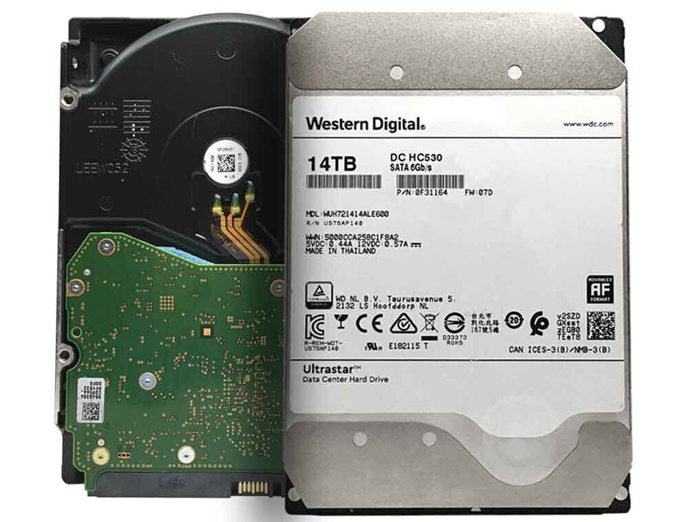 Western Digital Ultrastar DC HC530 14TB SATA 6Gb Enterprise HDD -WUH721414ALE600