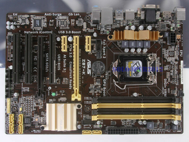 ASUS Z87-K LGA 1150 Original Intel Z87 USB 3.0 DDR3 with I/O Motherboard