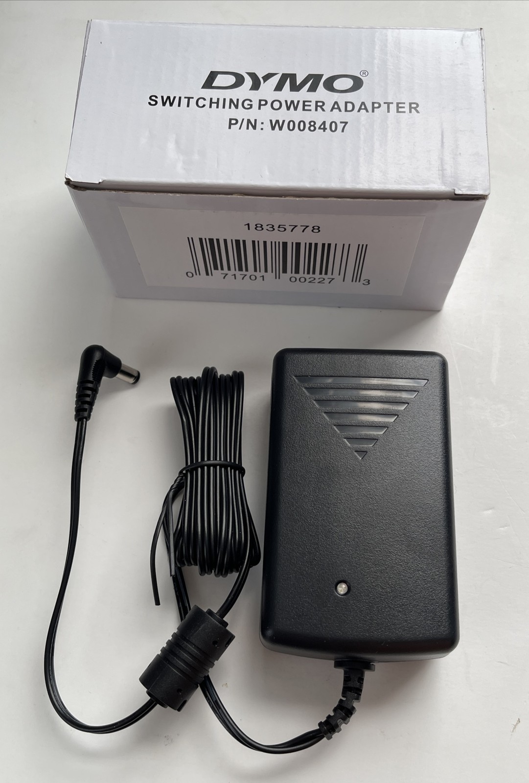 Dymo Labelwriter Switching Power Adapter 1835778 W008407 100-240VAC 50/60Hz 1.2A