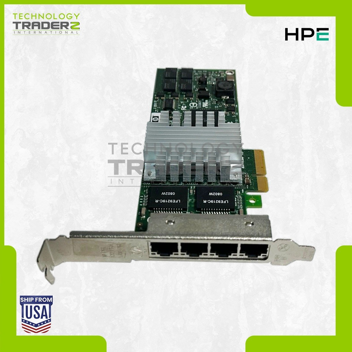 435508-B21 HP NC364T 4-Port 1G PCI-E X4 Network Adapter 436431-001 435506-003