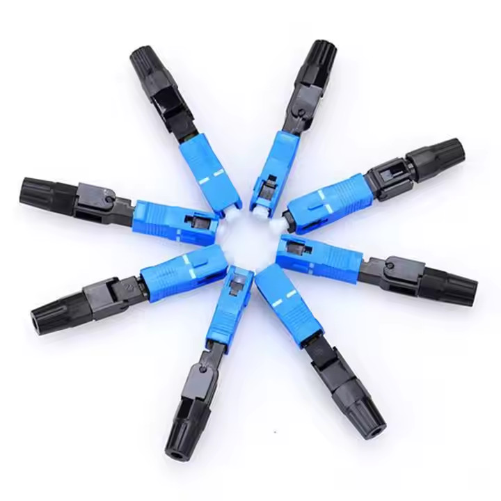 50/100pcs FTTH Fiber Optical Fast Connector SC UPC/APC SM Quick Optical Conector