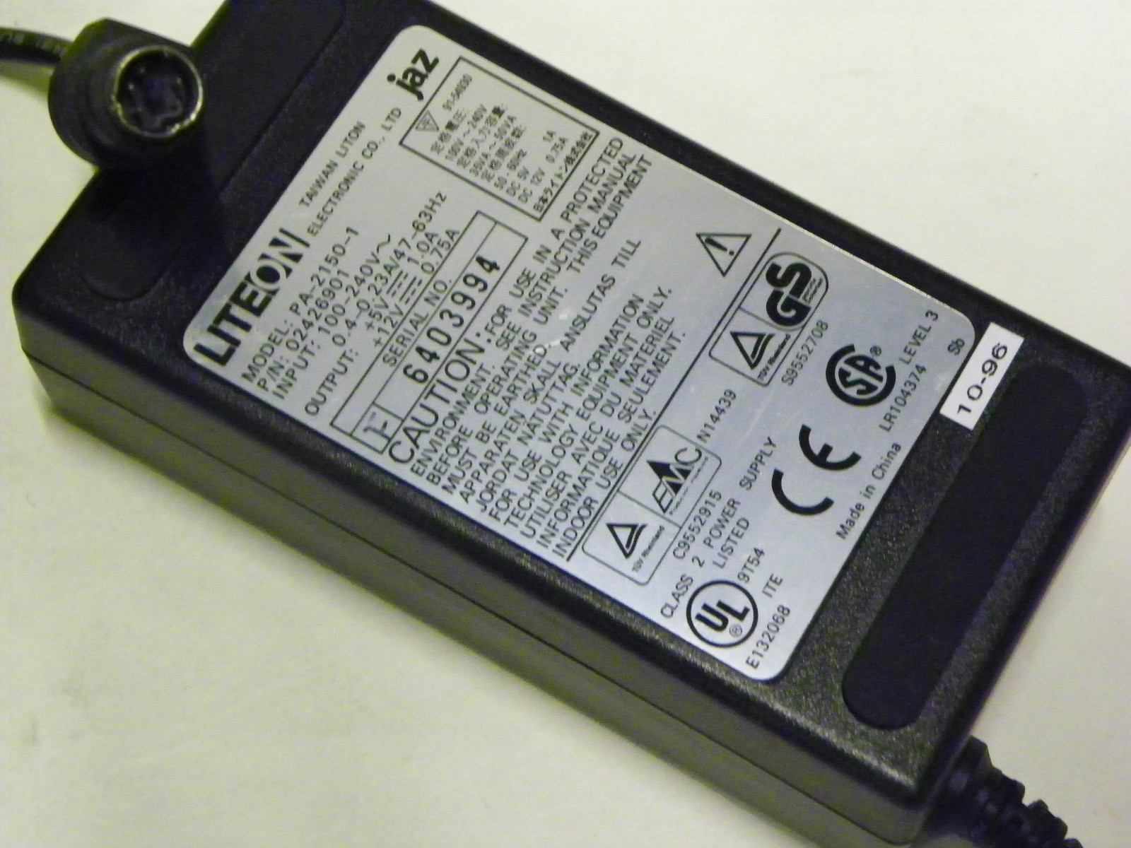 LITE-ON 12V AC Adapter Model PA-2150-1 P/N 02426901 Genuine -Exact Part