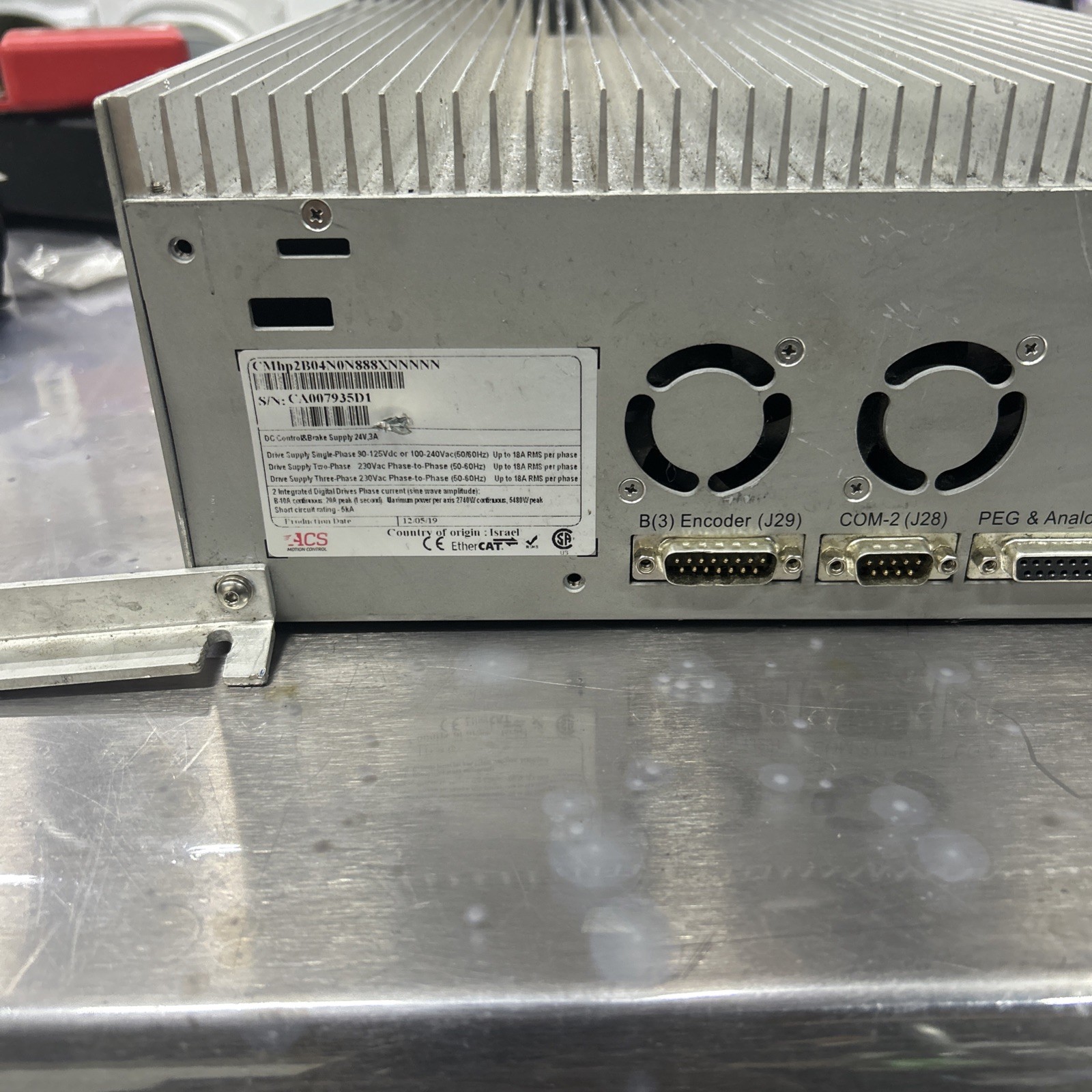 ACS Motion Control EtherCat Master SPiiPlus CMba CMBA3A04B1N400WNNNNN 