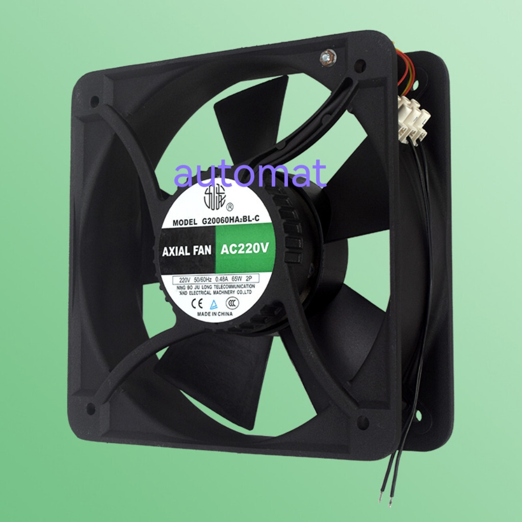 1PCS New G20060HA2BL-C Axial Fan AC220V 200*200*60mm 2-Wire 0.48A 65W