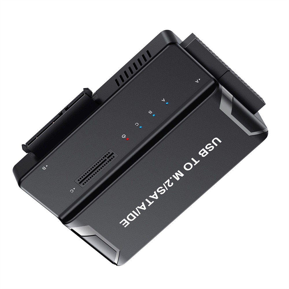 CY USB-C SSD Docking Case Type-C USB 3.0 to SATA 2.5 3.5 Inch & IDE & NVME M-key
