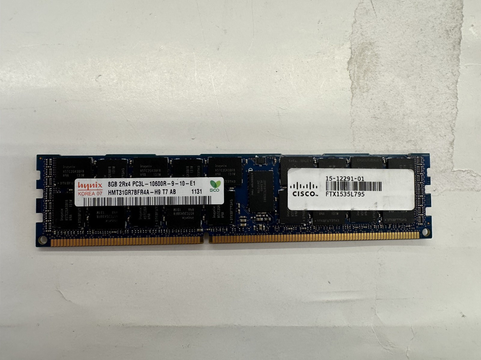 Cisco 15-12291-01 Hynix 8GB DDR3 Hynix HMT31GR7BFR4A-H9 PC3L-10600R 2Rx4 DIMM