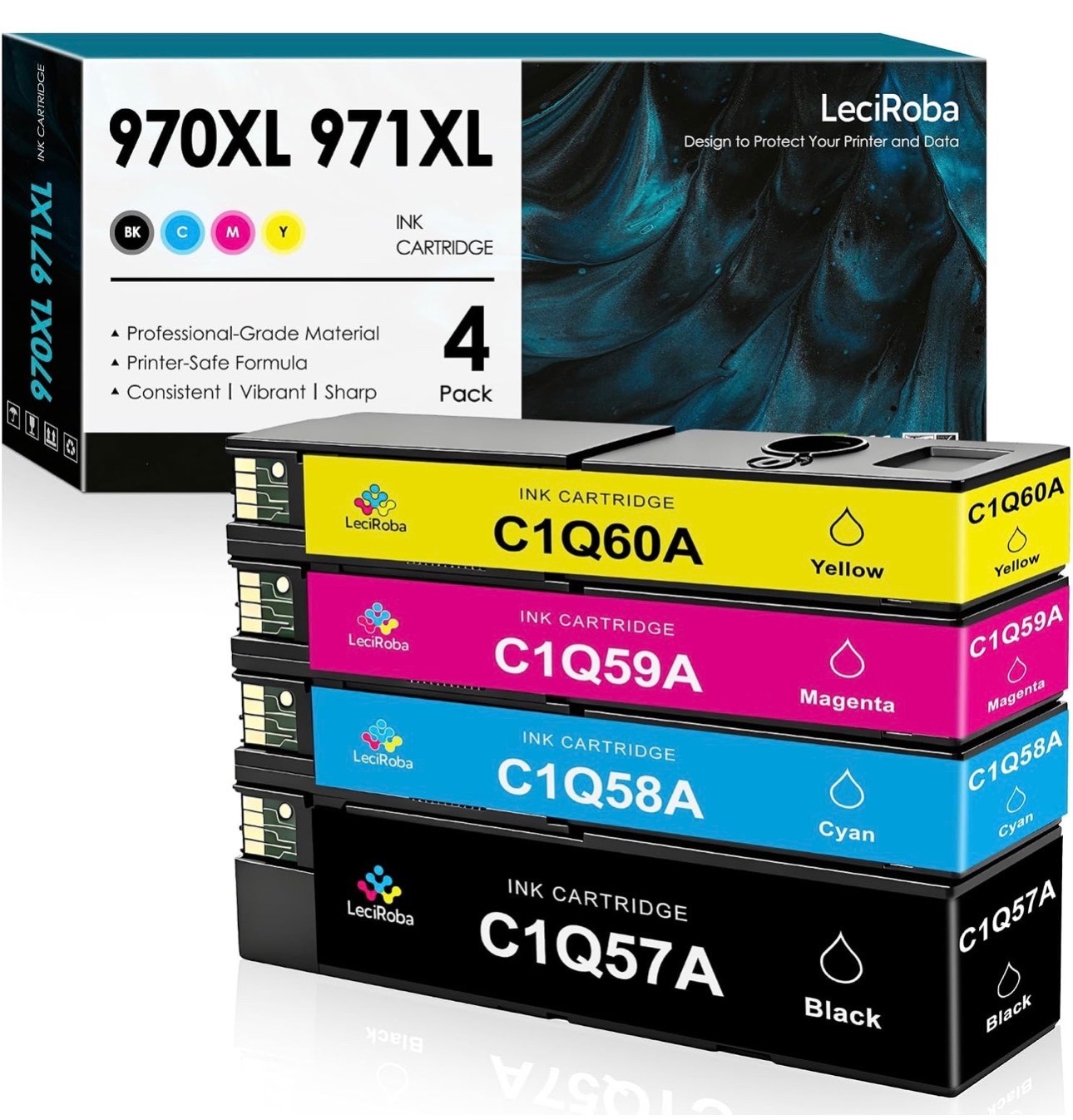 970XL 971XL High Yield Ink Cartridge for HP X451 X476 X576 X551 X451 X451dw X551