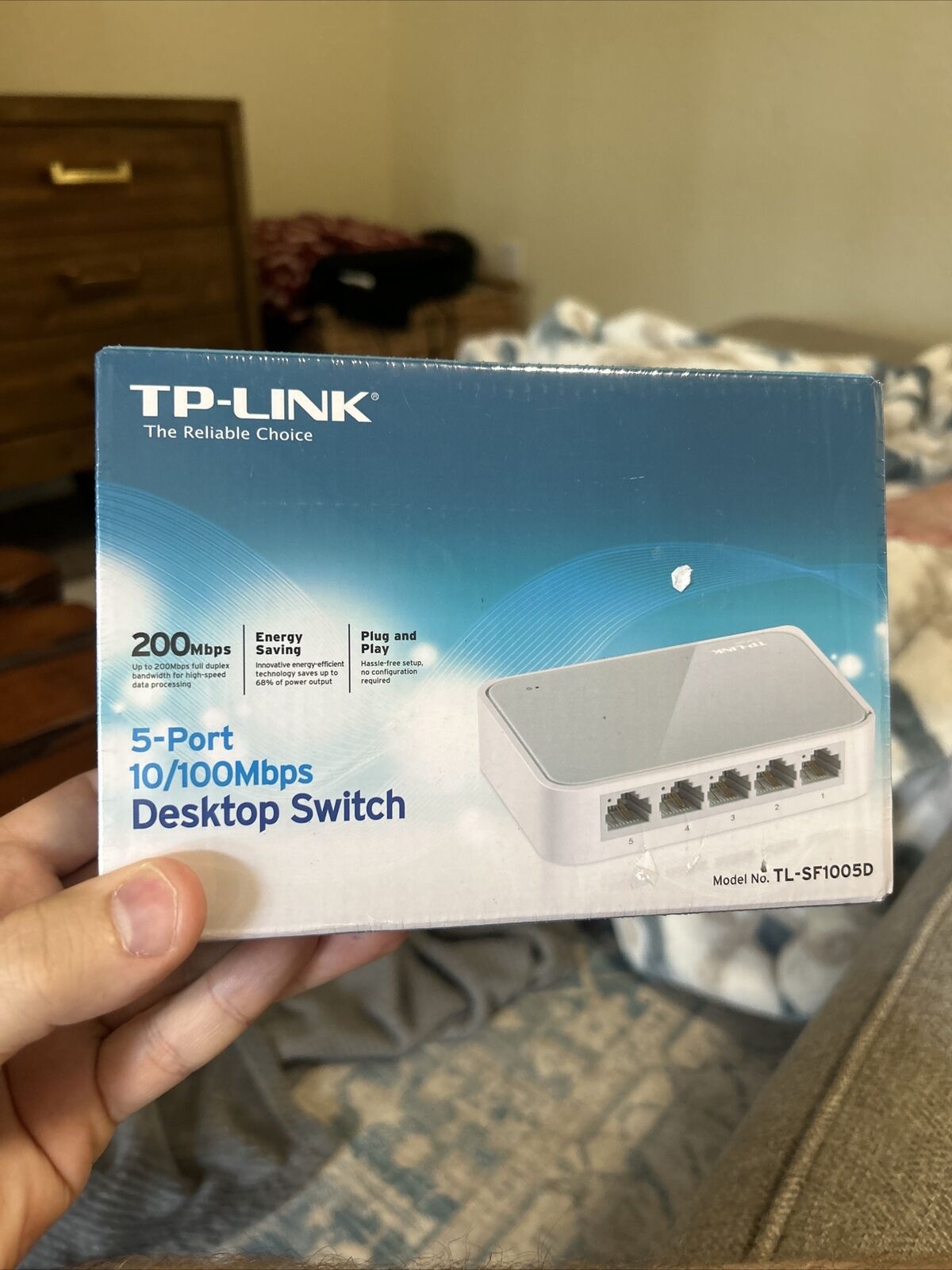 TP-LINK 5 Port Desktop Ethernet Switch - Factory Sealed