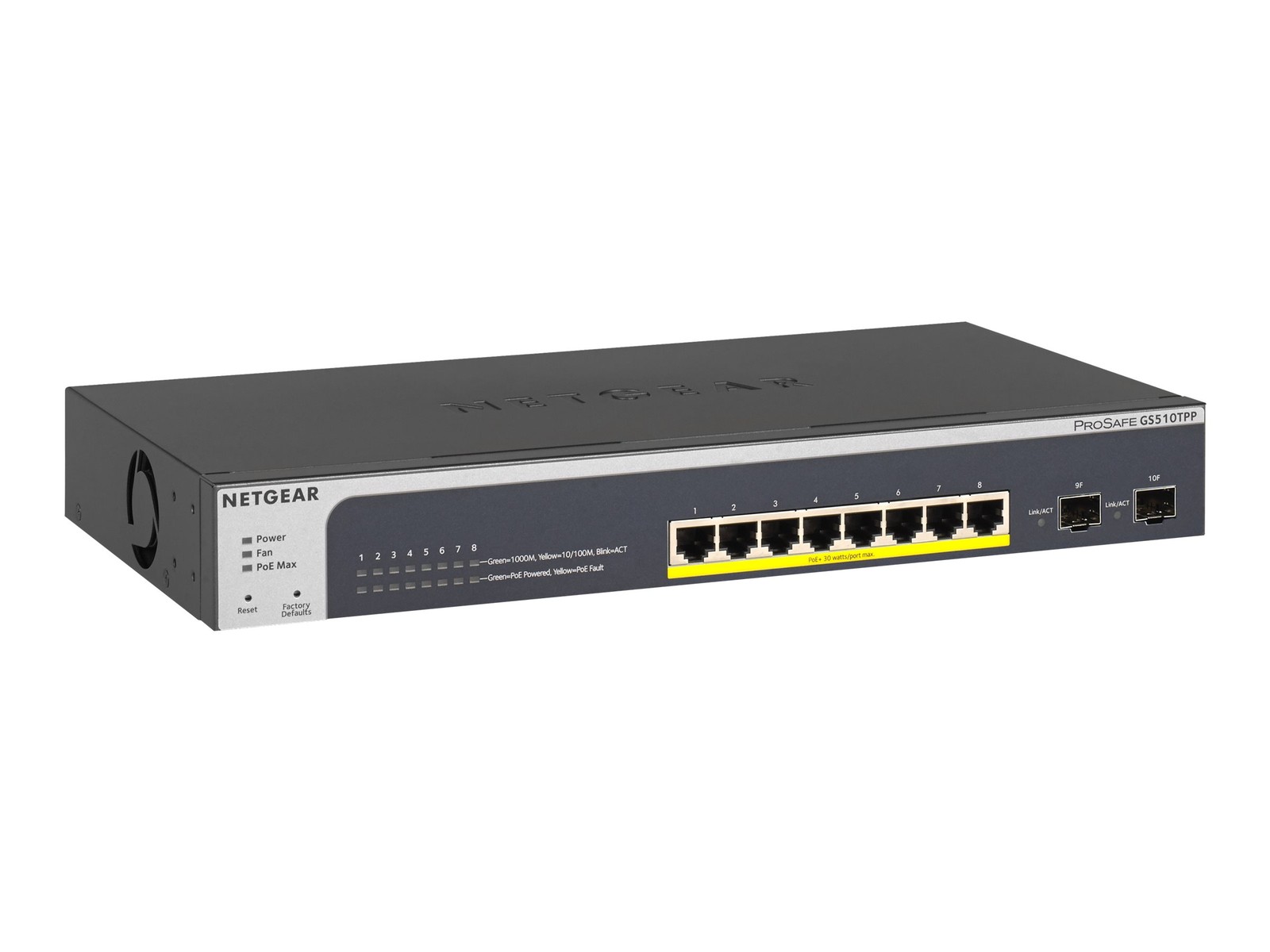 Netgear GS510TPP-100NAS Switch II price incl VAT 3 yr warranty* B2B