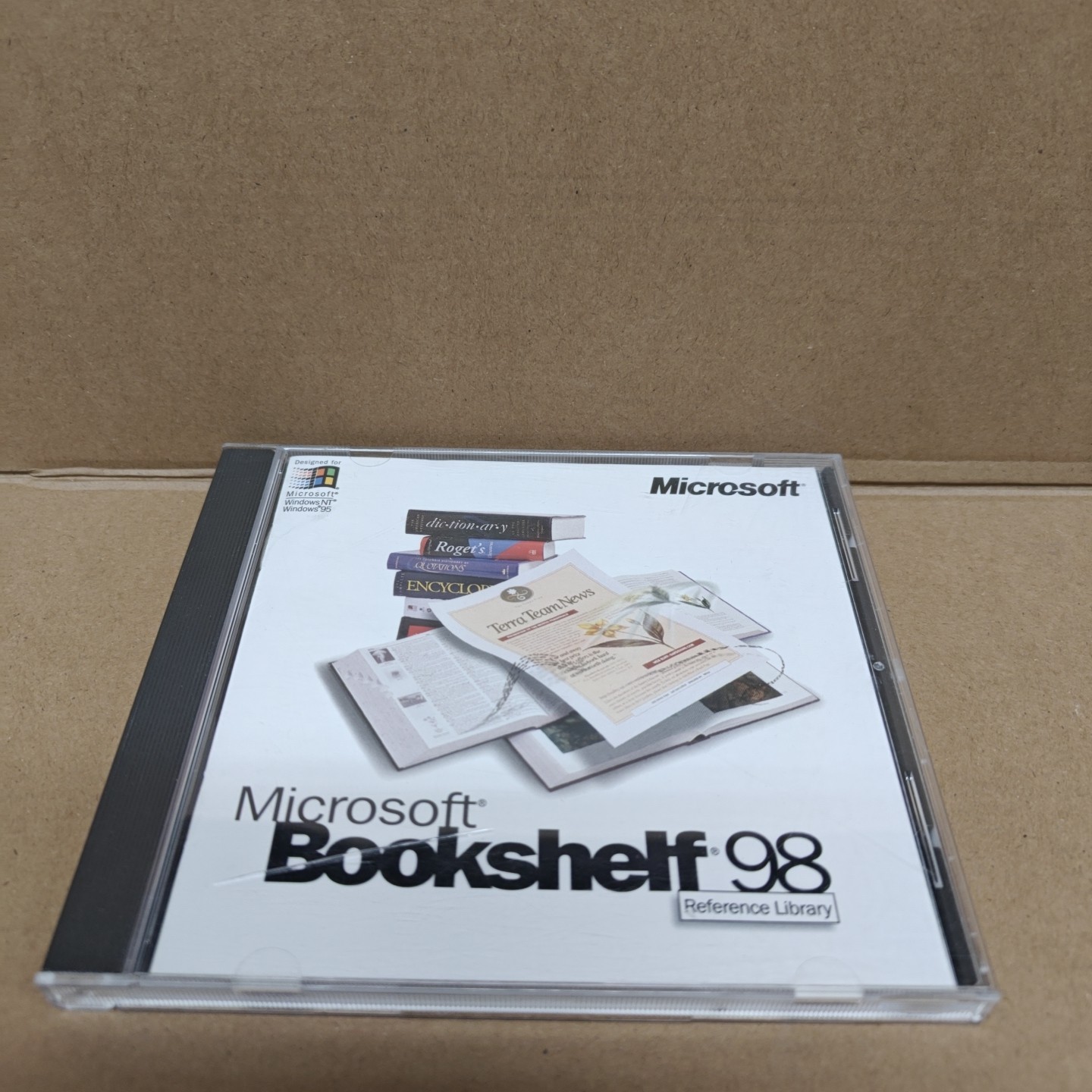 Microsoft Bookshelf 1998 Reference Library CD-ROM (4-1-2)