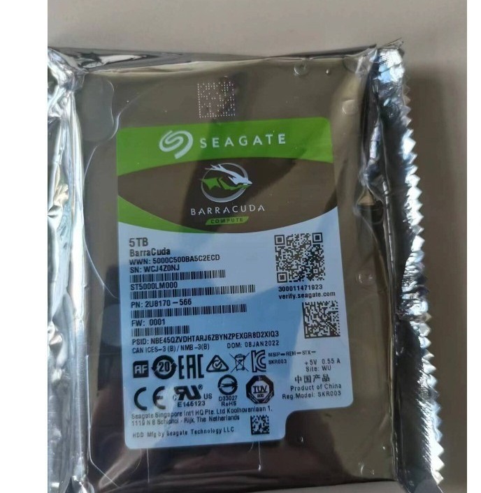 ST5000LM000 Seagate 5TB 5400RPM SATA 2.5" SFF HDD Internal Hard Disk Drive New