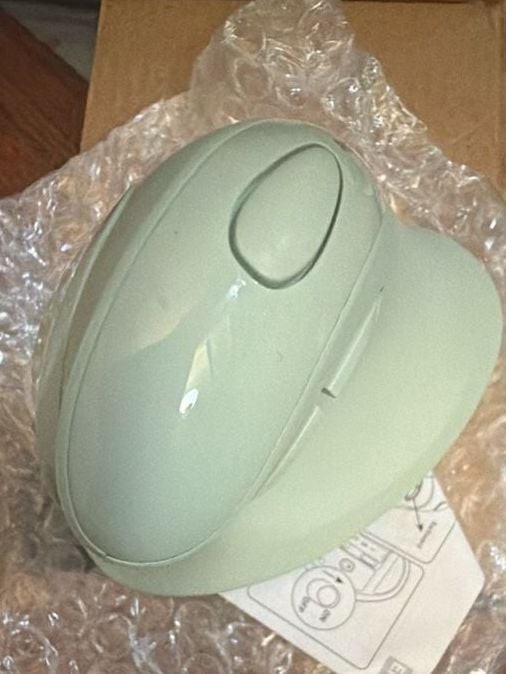 MicroPack Ergonomic Vertical Mouse Green MP-V03W-GN