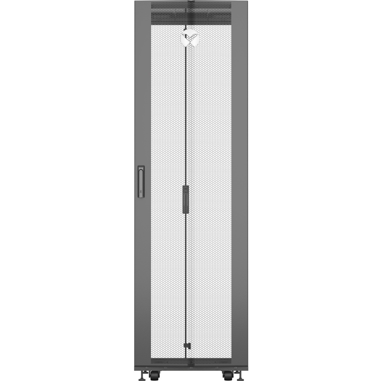 Vertiv&trade; VR Rack - 42U with Doors/ Sides & Casters (vr3100)