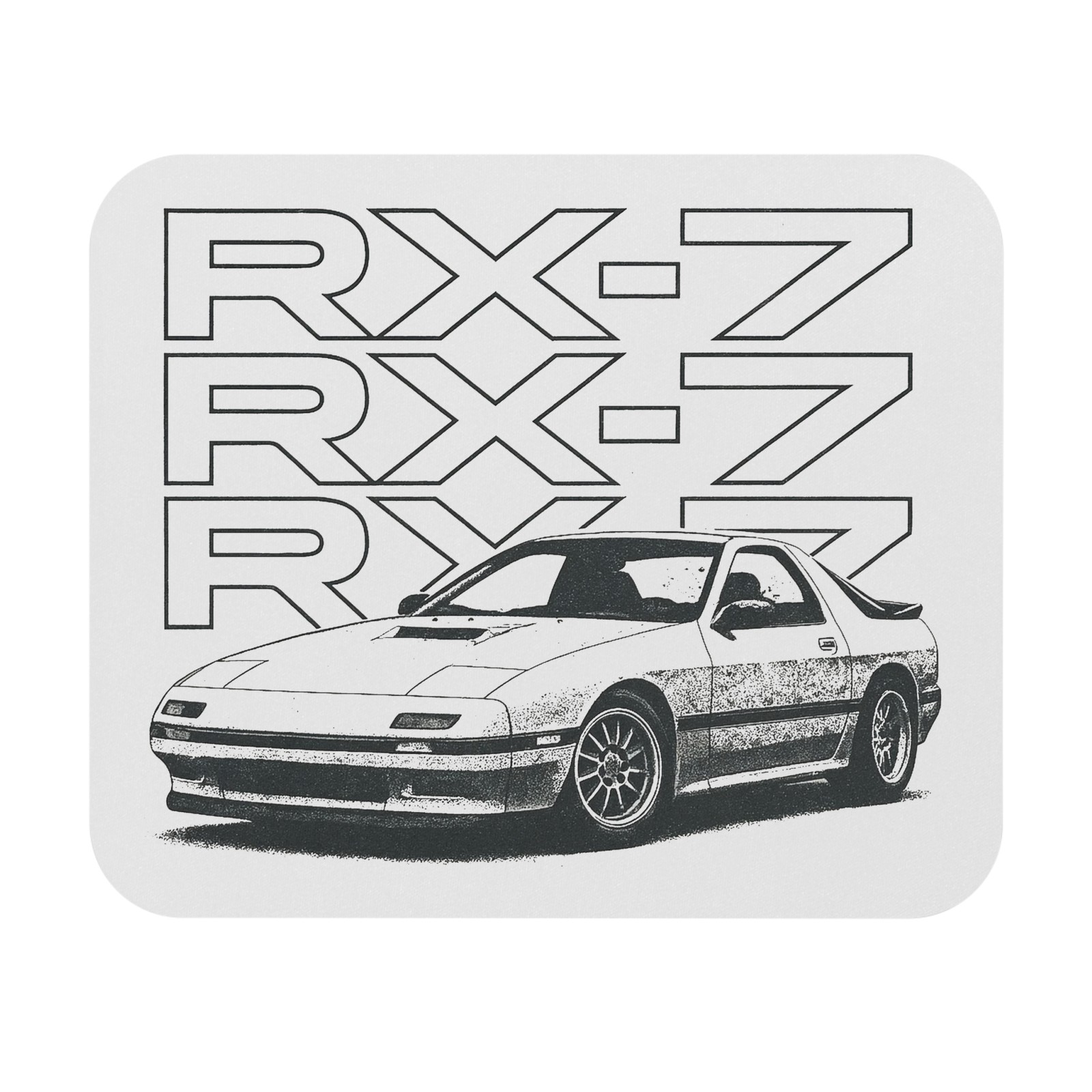 Mazda RX-7 FC Mouse Pad JDM Rotary Sports Car Desk Accessory