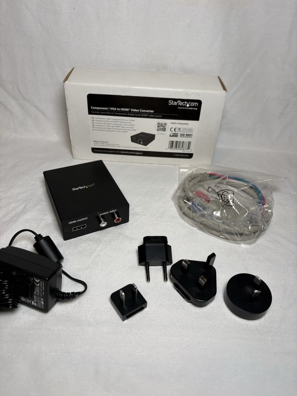 StarTech HDMI to VGA Video Adapter Converter Audio - HD to VGA Monitor 1080p TAA
