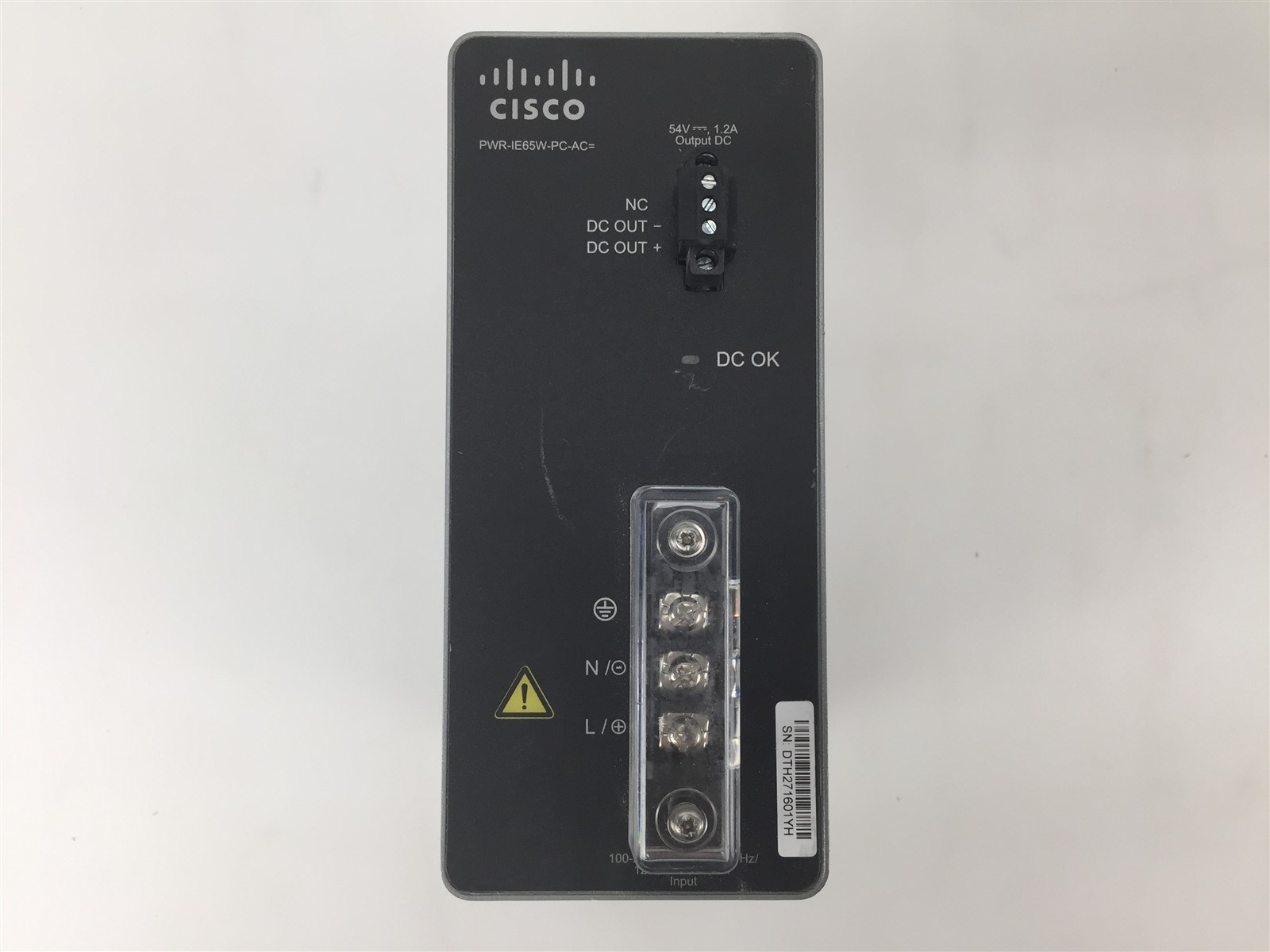Cisco PWR-IE65W-PC-AC= 54V 1.2A Output DC Model: TPSN-65AB A REV 13