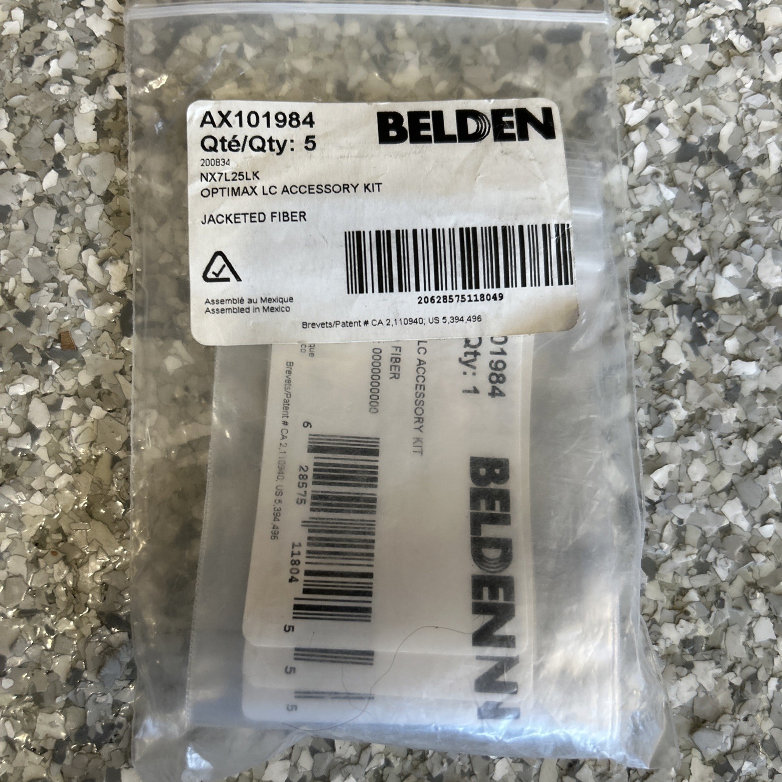 BELDEN AX101984 Optimax Lc Accessory Kit Lot Of 5 In Box
