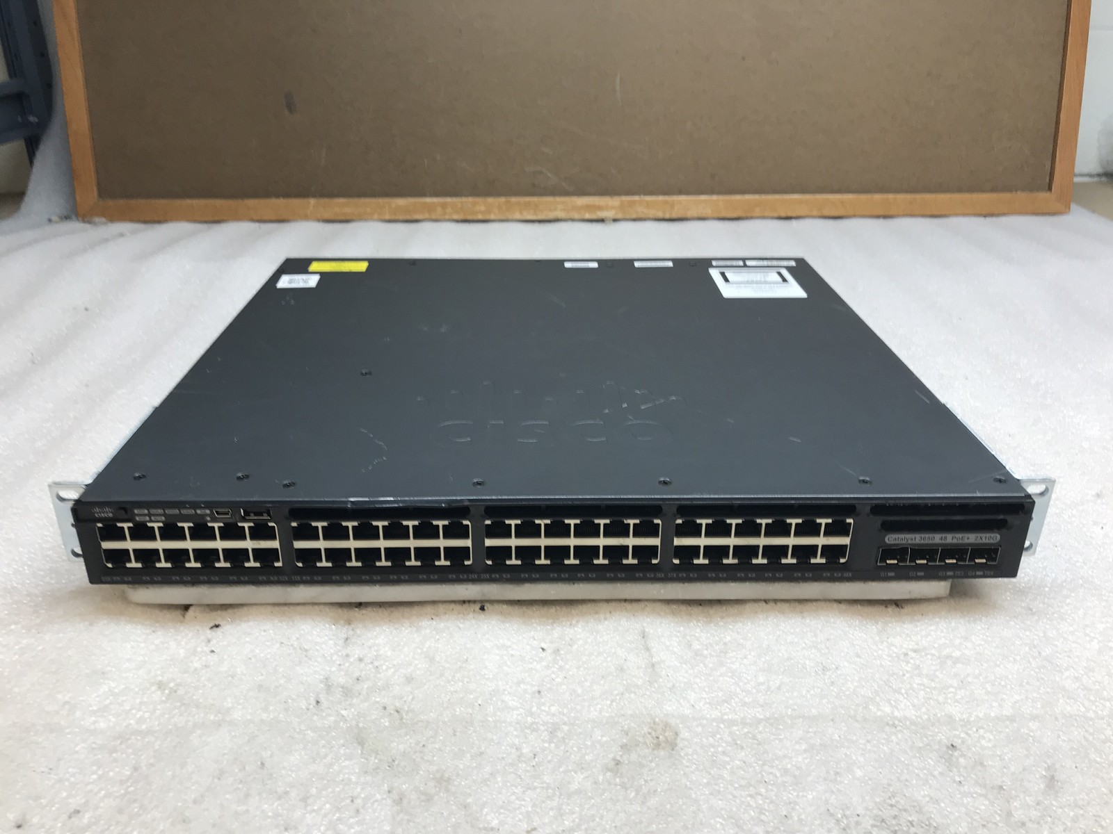 Cisco WS-C3650-48PD-L 48 Port PoE+ 2x 10G SFP+ 1U Base Switch 3650 2x 650WAC PSU