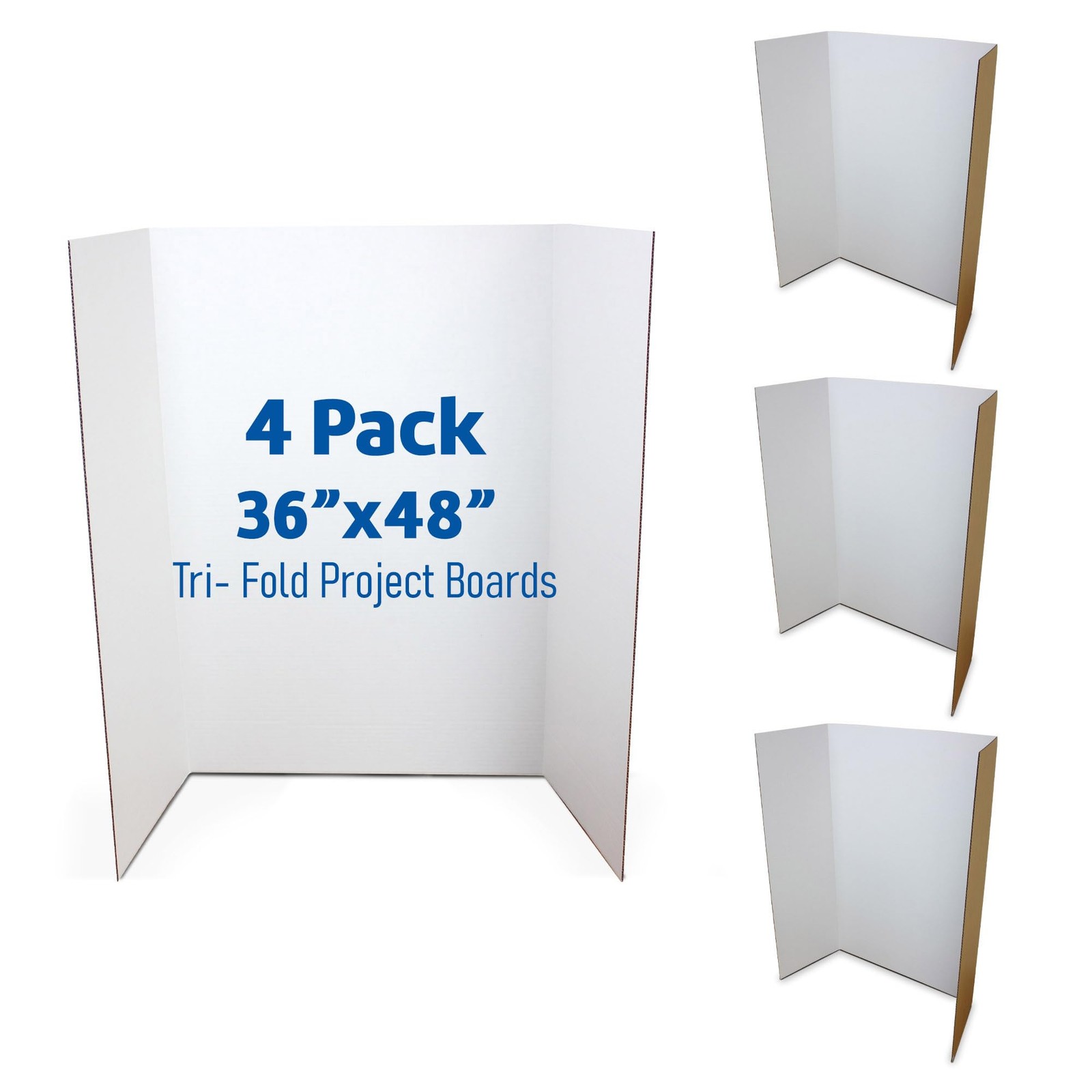 Project Boards 36 x 48 4 Pack Black Flipside Products Presentations Science