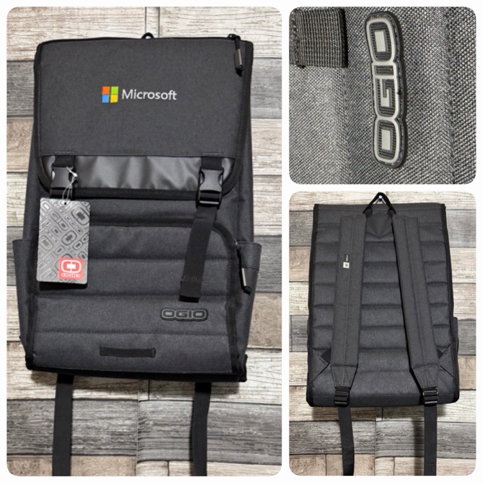 Ogio APEX Rucksack Slalom Microsoft Employee Dark Gray Black Laptop Backpack