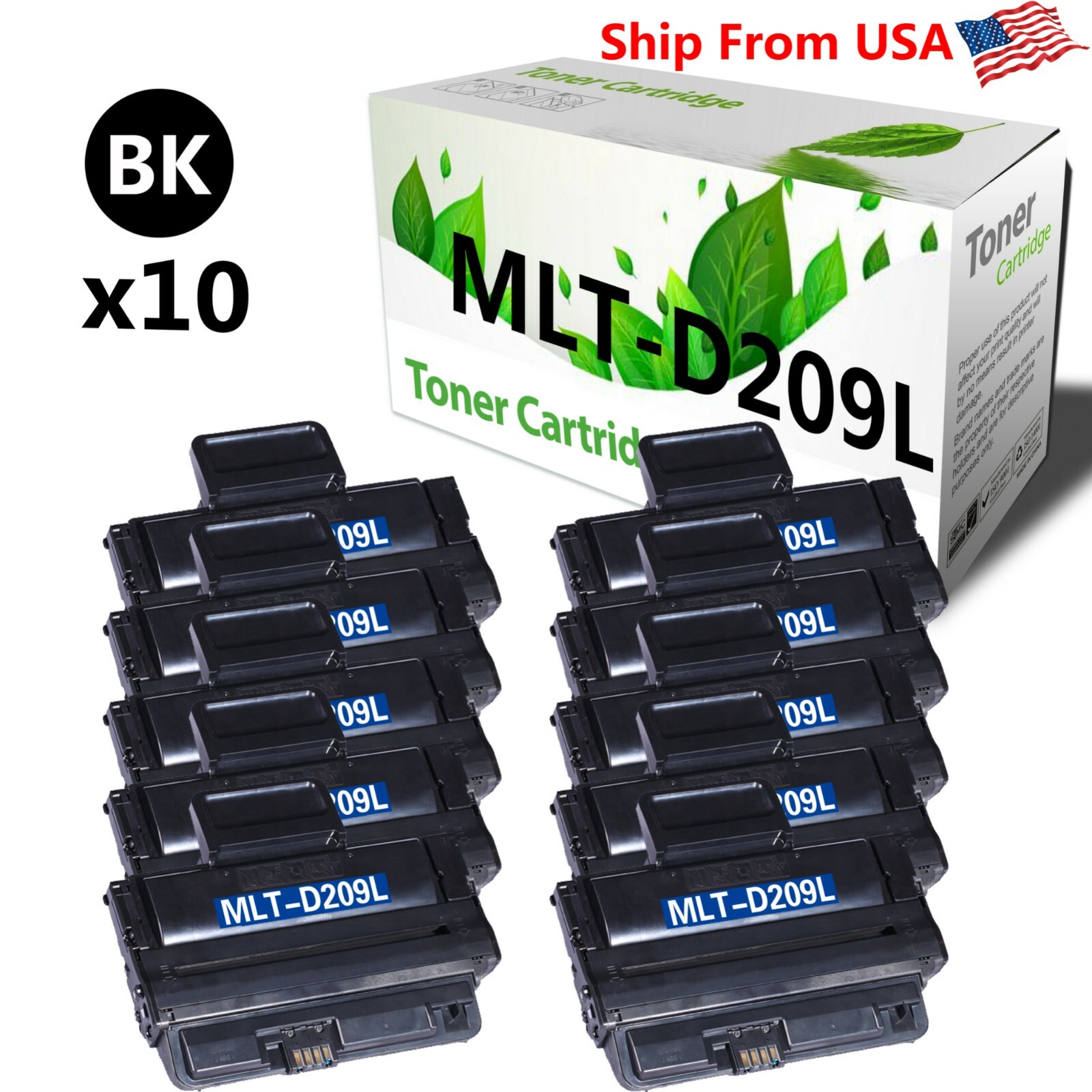10PK MLT-D209L D209L Toner Cartridge Fit For ML-2855ND SCX-4828FN Printer
