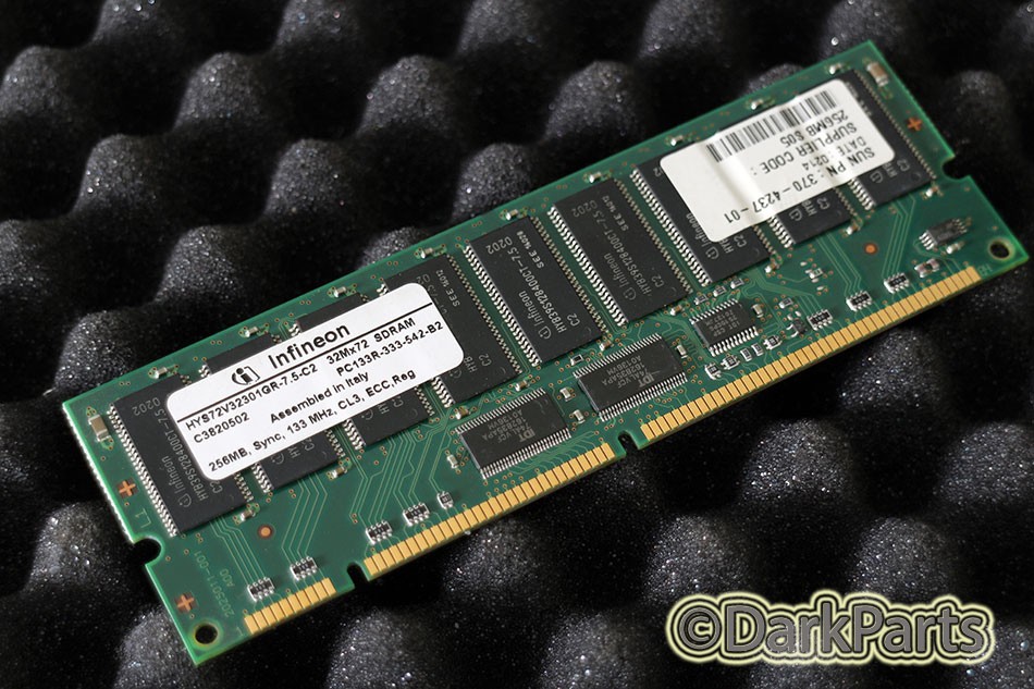 Sun X7091A 370-4237 256MB Memory RAM PC133R-333-542
