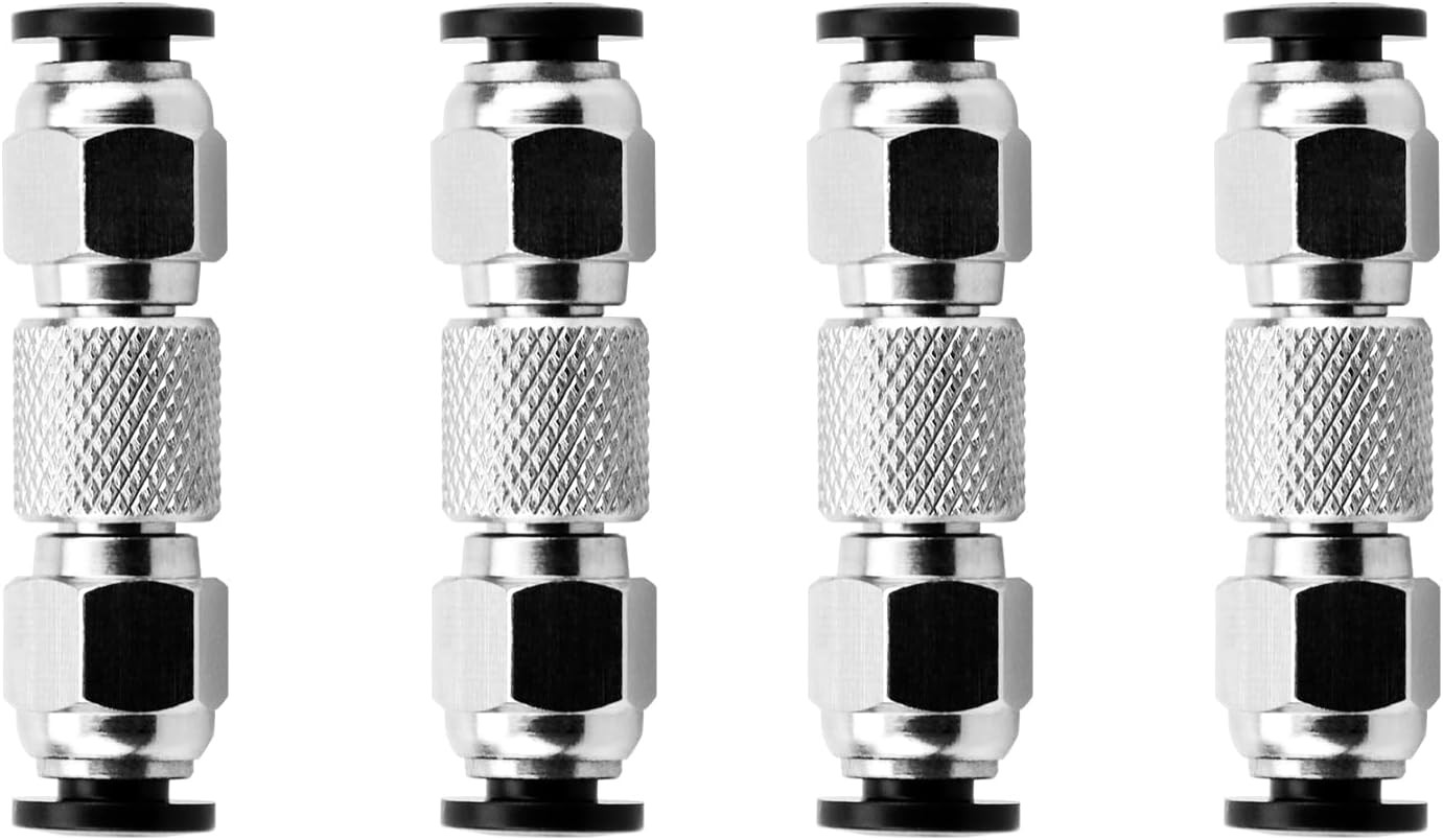 4Pcs Upgraded PTFE Tube Connector for Bambu Lab X1 X1C P1P P1S 3D Printer Couple