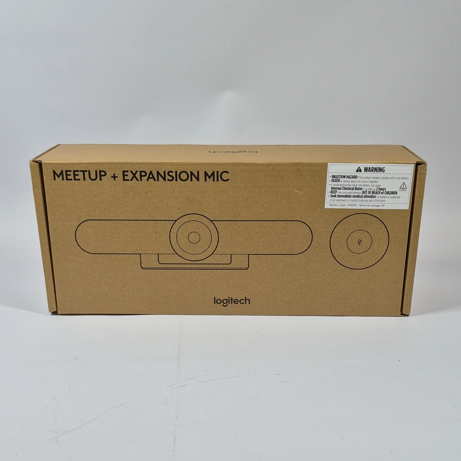 New Logitech Meetup + Microphone 4K Video Conference Camera 960-001201