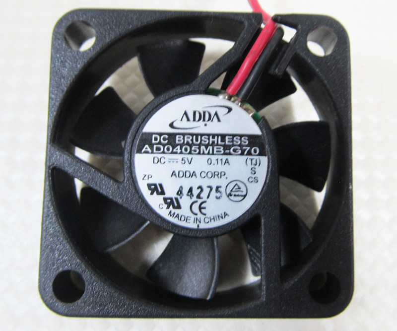 10pcs ADDA AD0405MB-G70 40x40x10mm 4010 DC 5V 2Ball Cooling Fan 2pin Connector