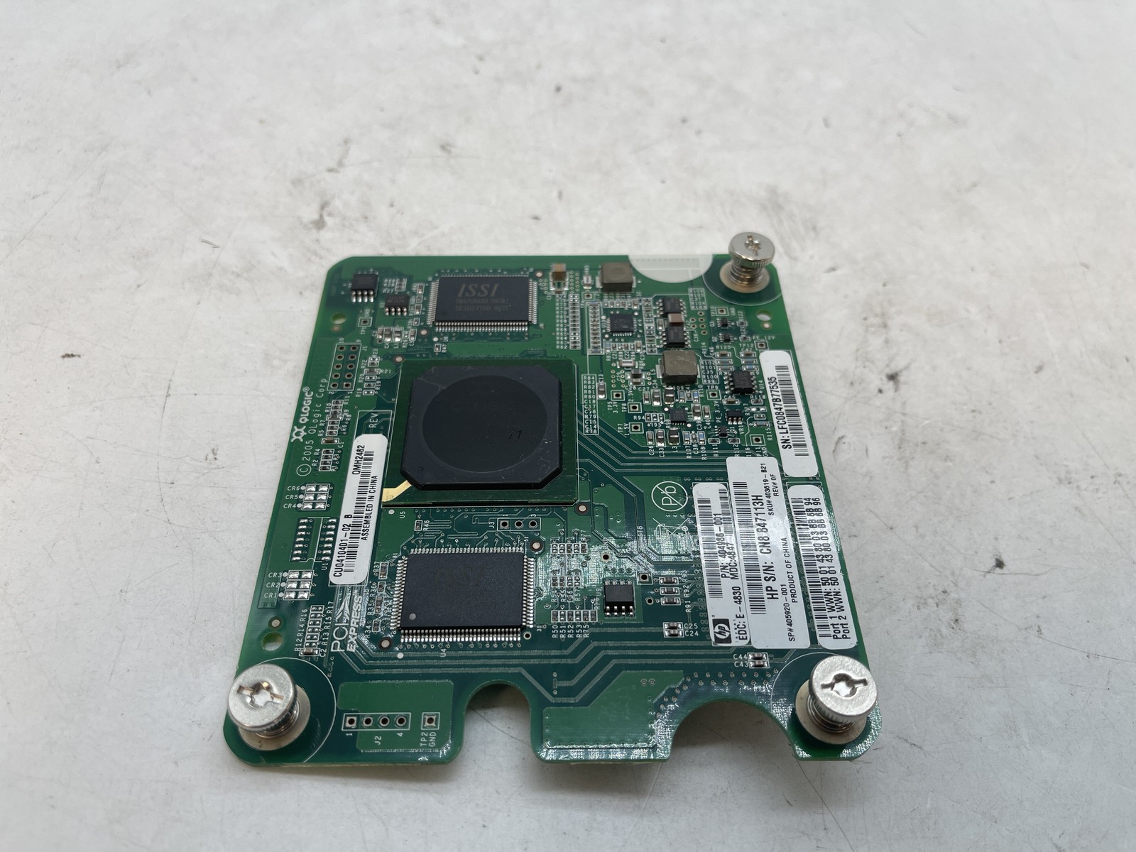 HP QLogic QMH2462 4Gb Dual Port FC HBA Mezzanine Card 403619-B21 
