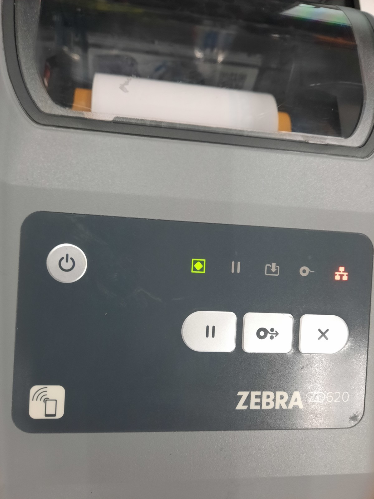 Zebra ZD620  ZD62042-T01F00EZ-Thermal Label Printer-( No AC Adapter )-TESTED