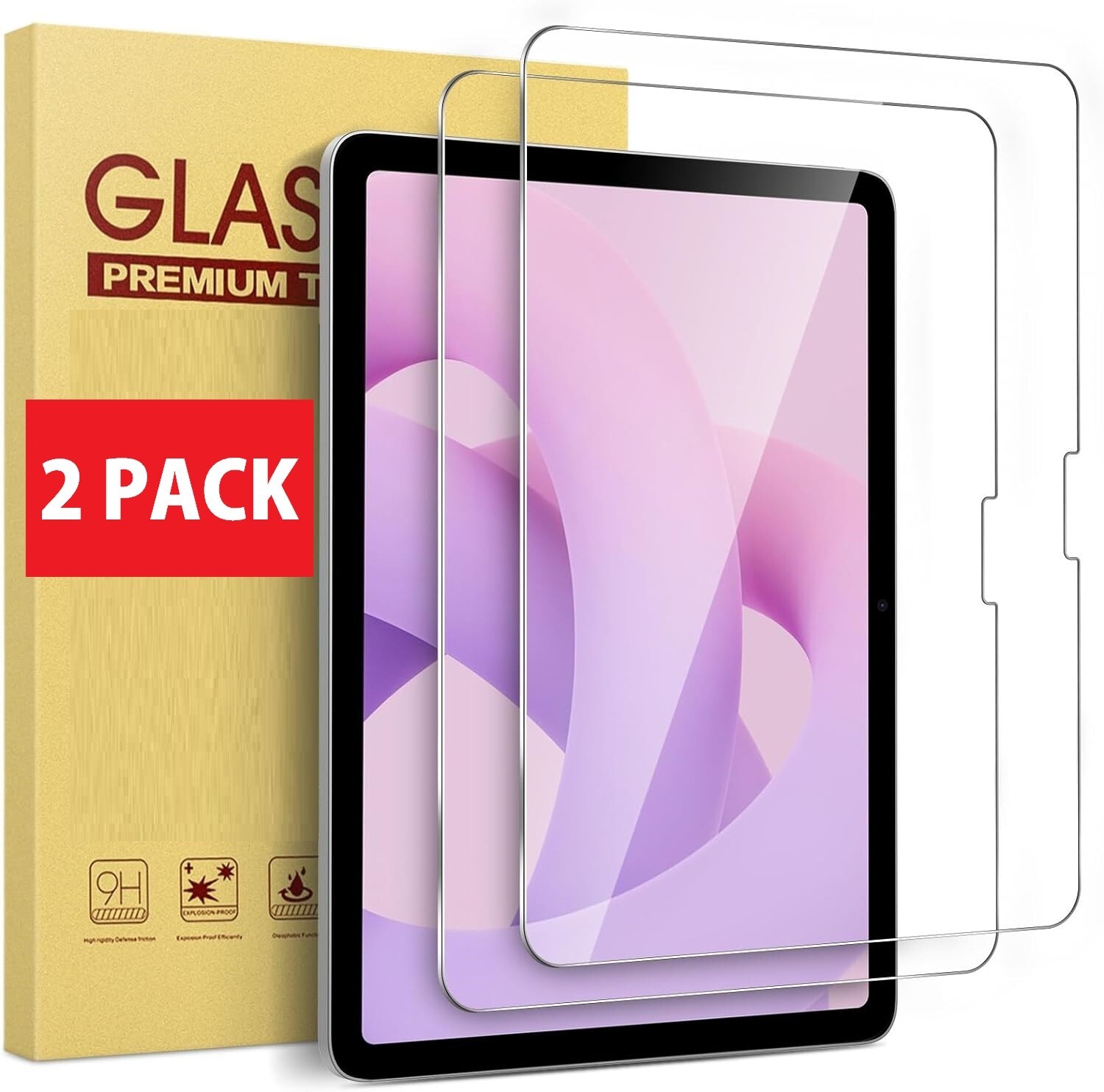 2Pack iPad Air 13 inch Screen Protector Tempered Glass for iPad Air 13" M4/M3/M2