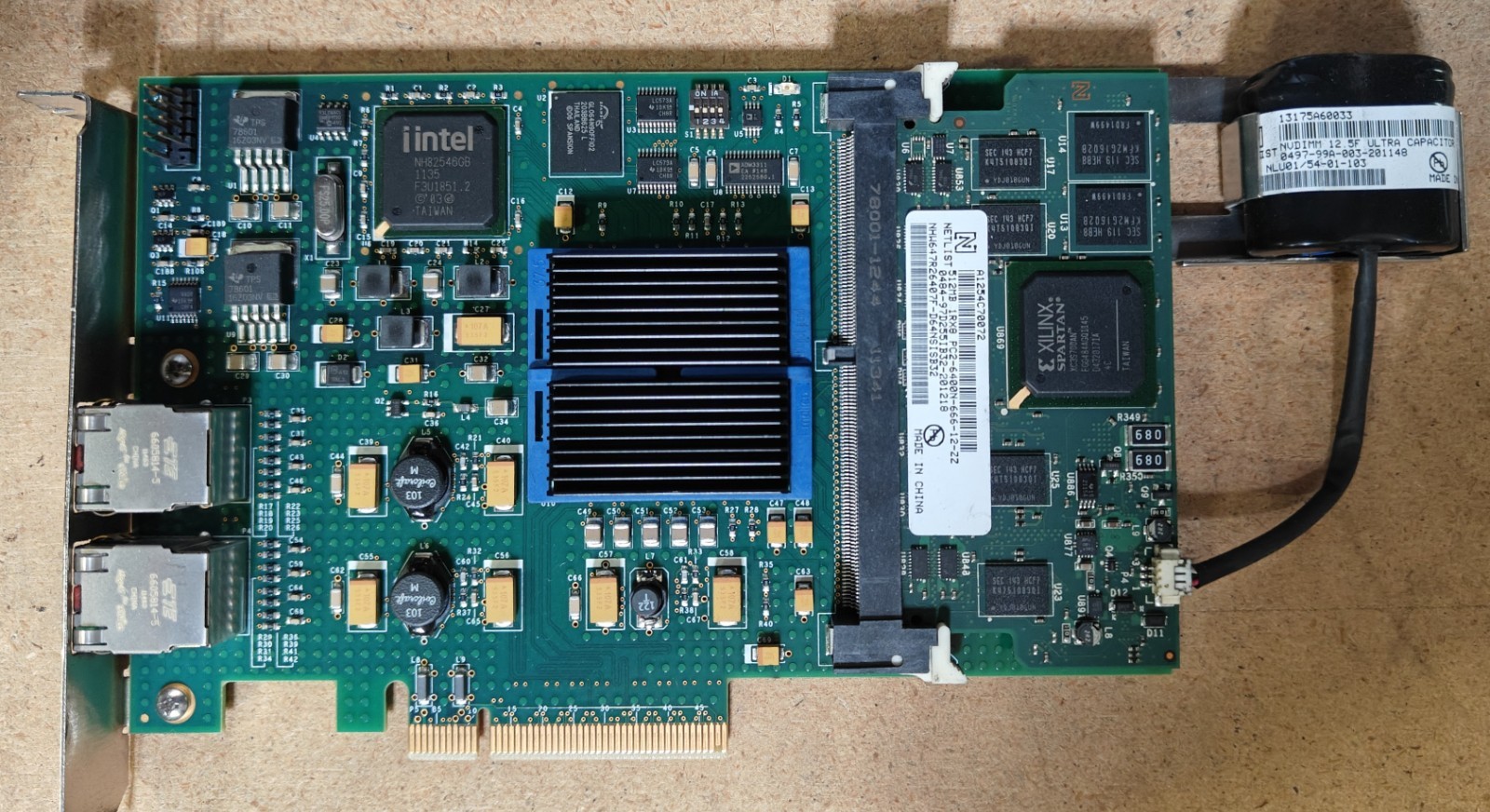 OEM Dell Compellent PCI-E Raid Controller CARD 512MB w/BBU