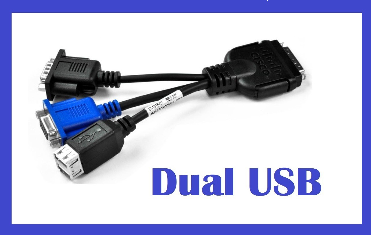 NEW Cisco UCS  37-1016-01 HP 409496-001 416003-001 KVM Diagnostic Console Cable