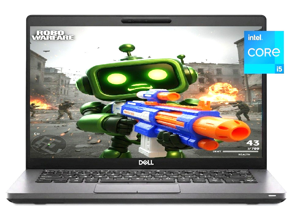 14" FHD TouchScreen Dell Laptop PC: Intel i5 Quad Core 16GB RAM, 256GB NVME SSD