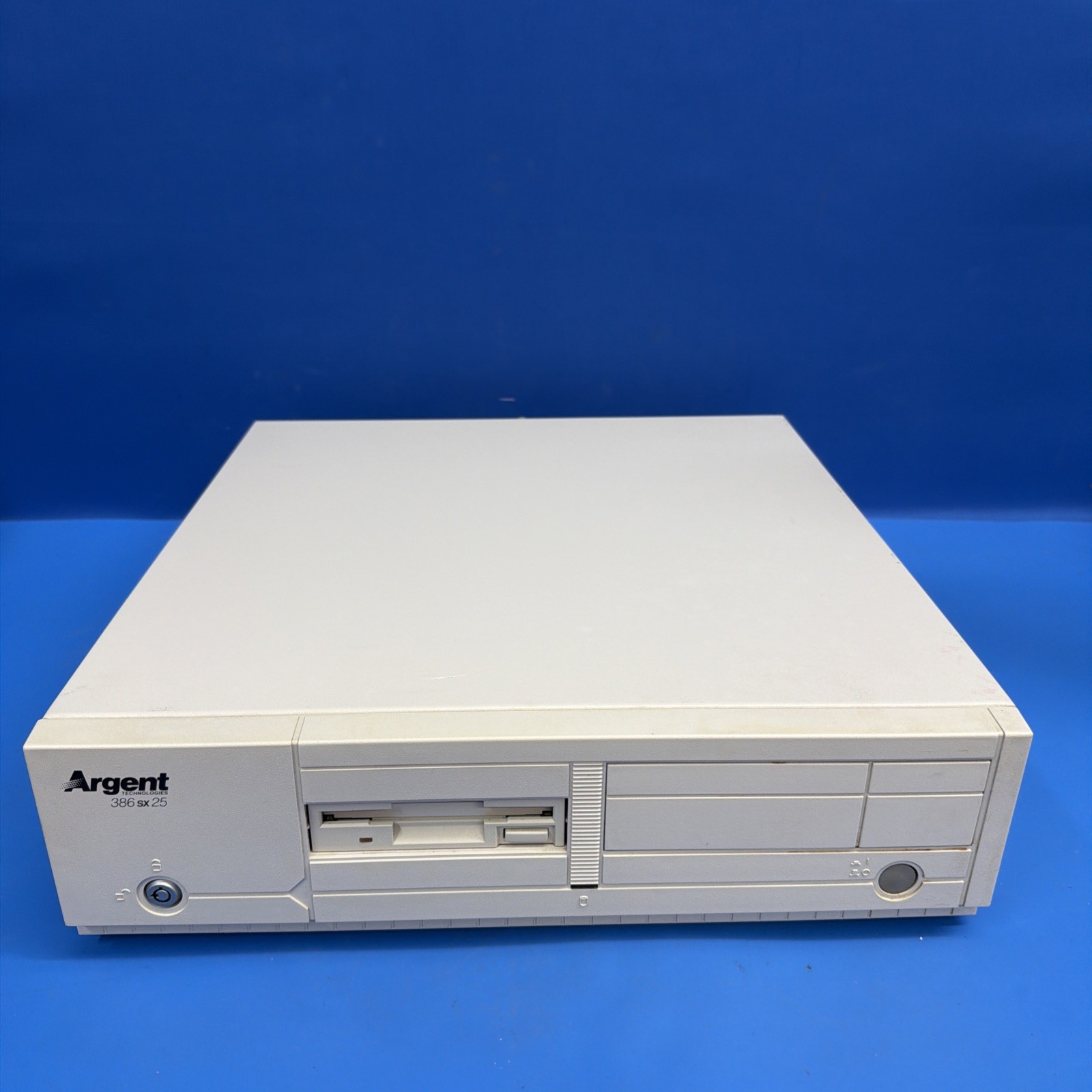 Vintage Argent Technologies 386SX/25 Desktop Computer – Partially Tested /Read