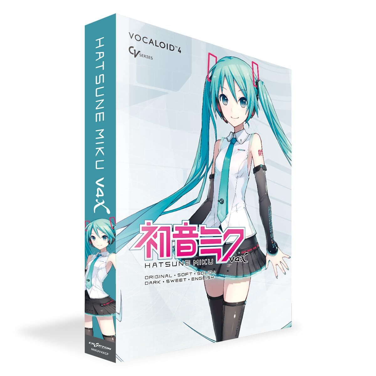 VOCALOID4 Hatsune Miku V4X incl. ENGLISH PACKAGE DVD Software CRYPTON Japan New
