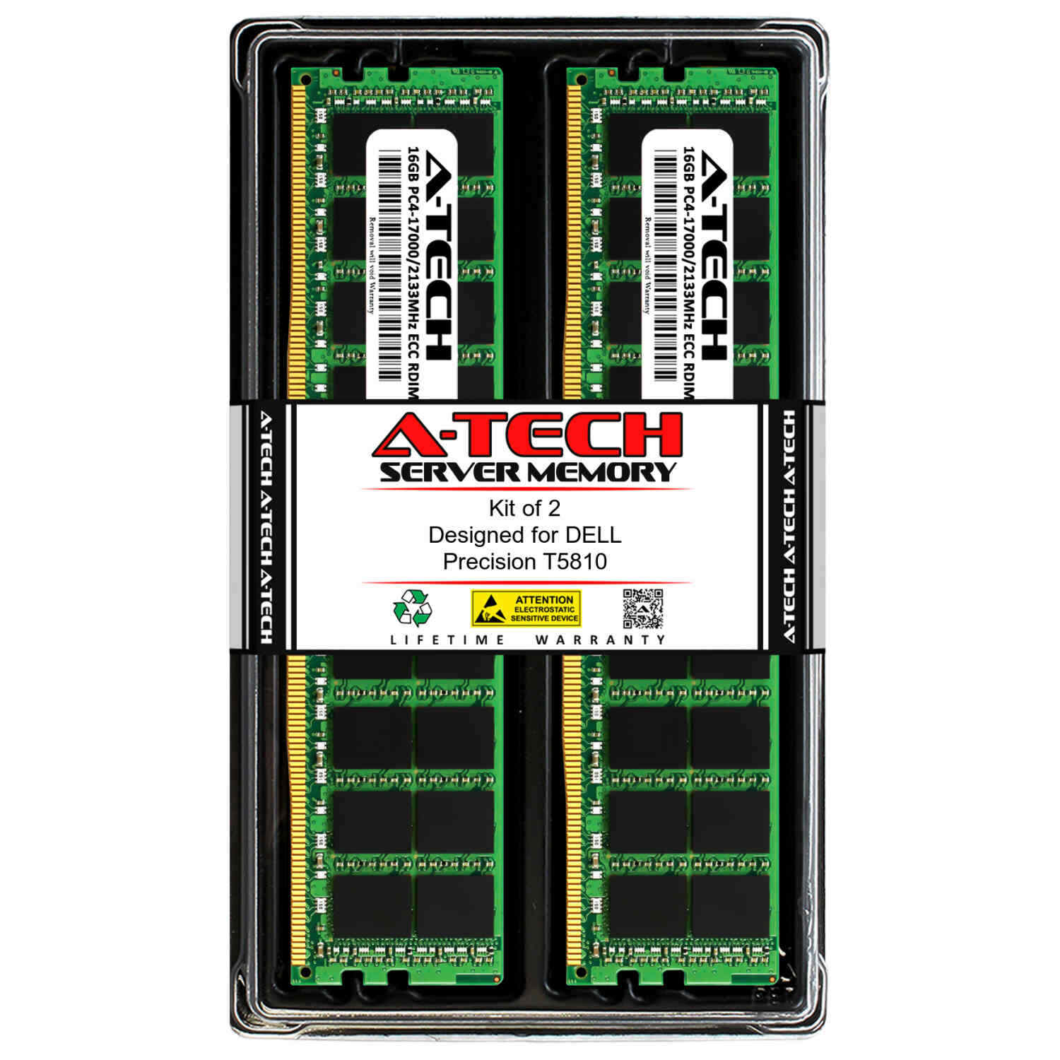 32GB 2x 16GB PC4-2133 RDIMM Dell Precision T5810 Memory RAM